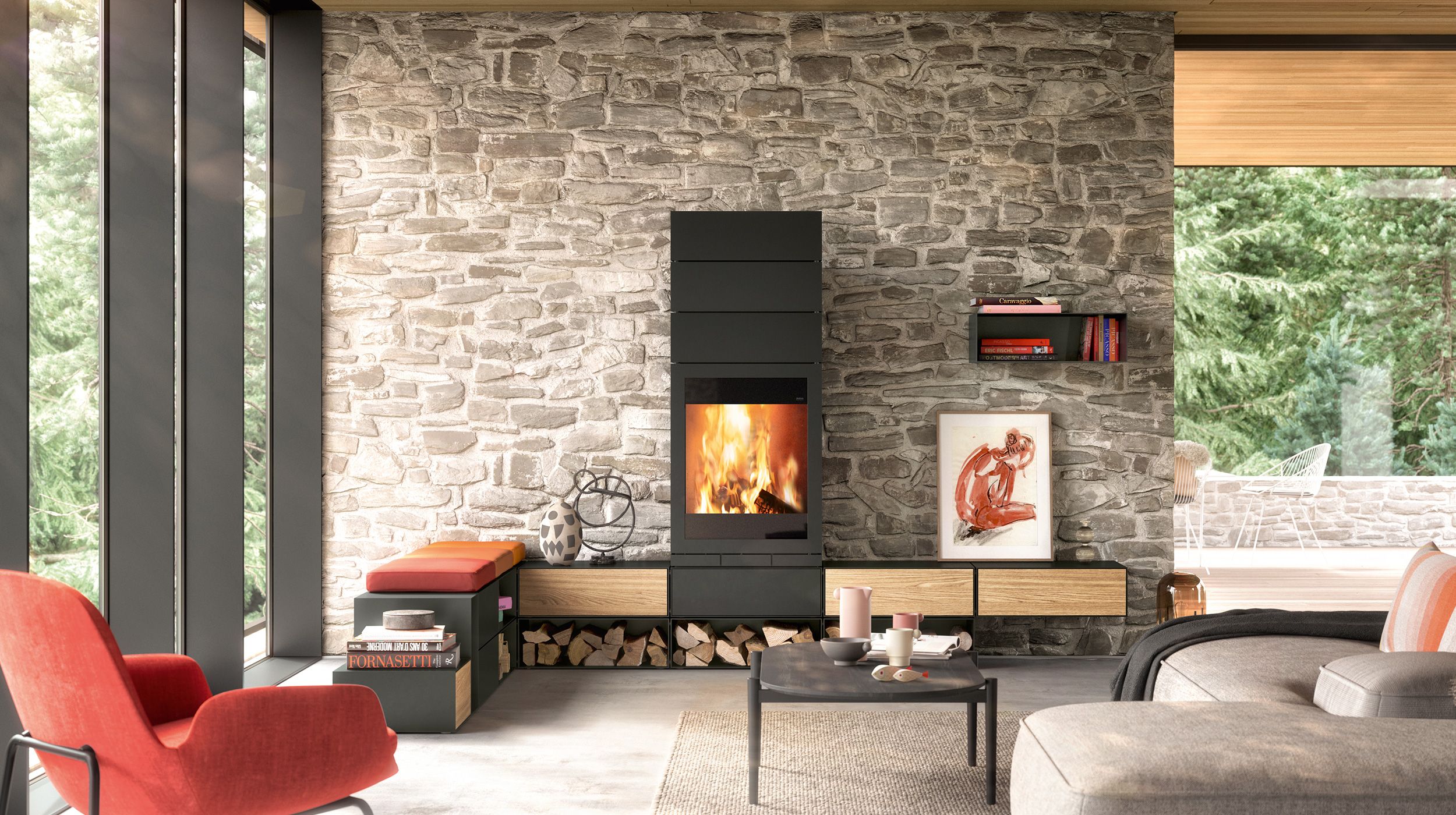 Texte Odoo et bloc d'image