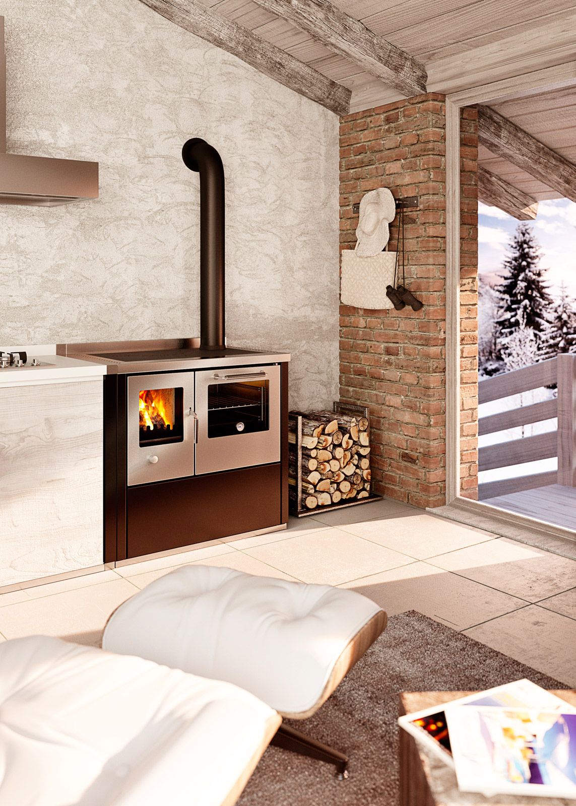 Texte Odoo et bloc d'image